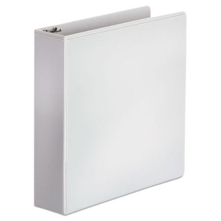 OFFICE IMPRESSIONS 2 in. Economy Round Ring View Binder, White OFF82235